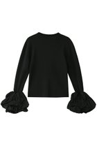 【ハー/HER.】のボリュームスリーブニットトップス 人気、トレンドファッション・服の通販 founy(ファニー) ファッション Fashion レディースファッション Fashion for Women トップス・カットソー Cut & Sew Tops ニット Knit Tops & Sweaters カジュアルプルオーバー・ニットトップス Pullovers & Knit Tops / Casual Pullovers ボリューム袖・フリルスリーブブラウス Voluminous & Ruffle Sleeves / Puffy Sleeve Tops デニム Denim, Jeans Material パターン Pattern, Design Print ベーシック Basic, Essential thumbnail ブラック|ID: prp329100004387735 ipo3291000000032810307