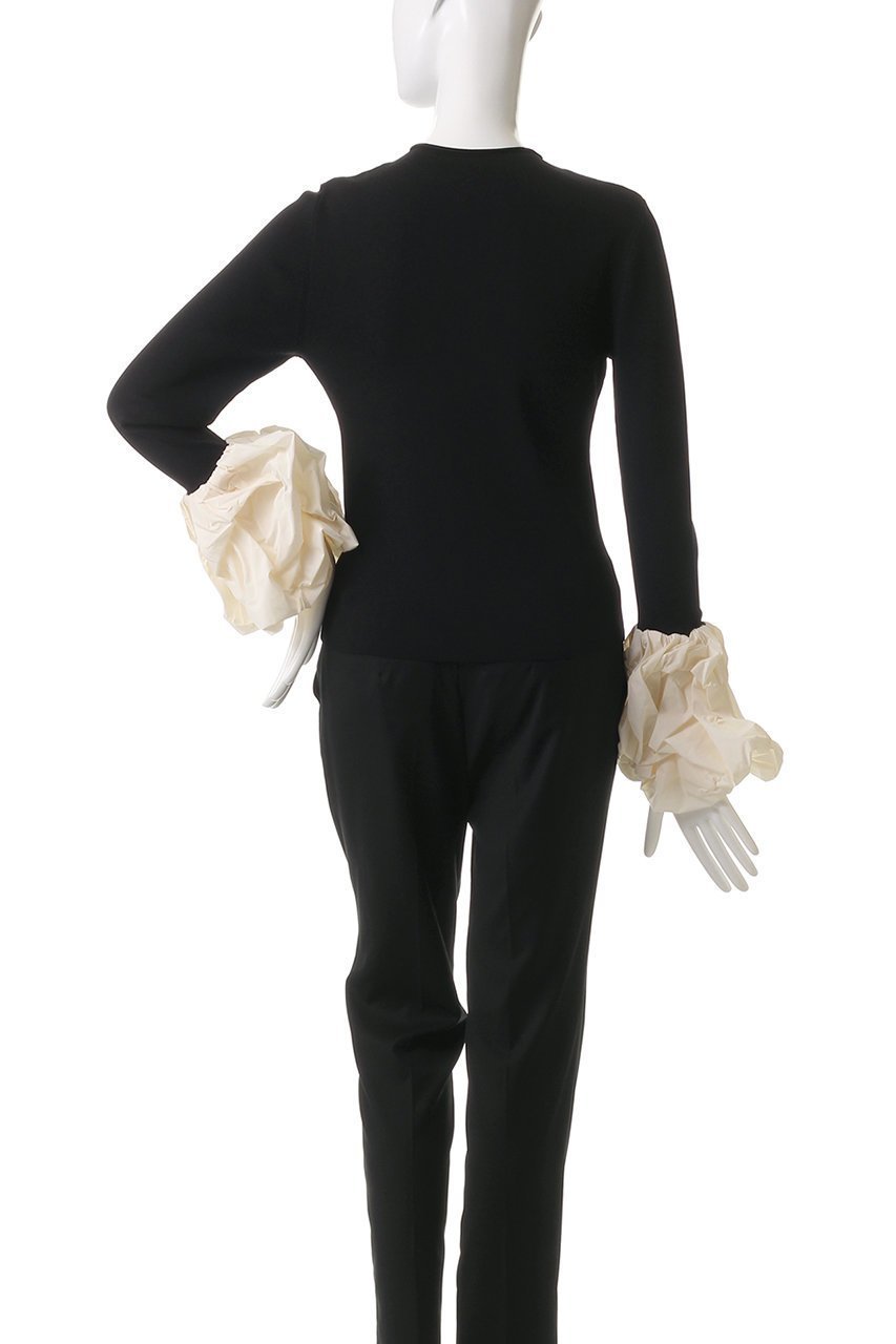 【ハー/HER.】のボリュームスリーブニットトップス 人気、トレンドファッション・服の通販 founy(ファニー) 　ファッション　Fashion　レディースファッション　Fashion for Women　トップス・カットソー　Cut & Sew Tops　ニット　Knit Tops & Sweaters　カジュアルプルオーバー・ニットトップス　Pullovers & Knit Tops / Casual Pullovers　ボリューム袖・フリルスリーブブラウス　Voluminous & Ruffle Sleeves / Puffy Sleeve Tops　デニム　Denim, Jeans Material　パターン　Pattern, Design Print　ベーシック　Basic, Essential　other-4|ID: prp329100004387735 ipo3291000000032810311