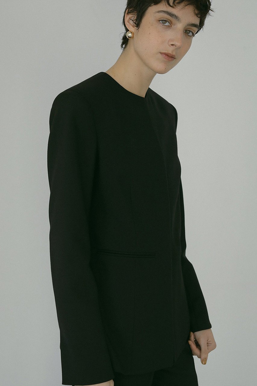 【ハー/HER.】のウエストフィットジャケット 人気、トレンドファッション・服の通販 founy(ファニー) 　ファッション　Fashion　レディースファッション　Fashion for Women　アウター　Coat / Outerwear Collection　レディースジャケット・軽アウター　Jackets　なめらか　Smooth, Silky Texture　シェイプ　Shape, Slim Fit　ジャケット　Jacket, Outerwear　スリット　Slit, Slit Detail　ダブル　Double, Double-Breasted　ハンド　Hand, Handmade　フォルム　Silhouette, Form　フロント　Front, Front Design　other-8|ID: prp329100004387736 ipo3291000000032965508