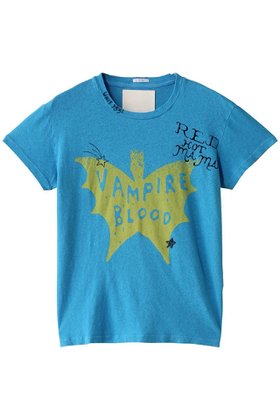【マザー/MOTHER】のVAMPIRE BLOOD プリントTシャツ(VPB) 人気、トレンドファッション・服の通販 founy(ファニー) ファッション Fashion レディースファッション Fashion for Women トップス・カットソー Cut & Sew Tops シャツ・ブラウス・オフィスカジュアル Elegant Blouses & Button-Ups ロングTシャツ・Tシャツ Longline T-Shirts & Tees カットソー・ベーシックTシャツ Cut-and-Sewn Tops / Stretch Tees & Basics ショート Short, Short Length スキニーデニム Skinny Jeans, Slim Jeans スリム Slim, Slim Fit スリーブ Sleeve, Long Sleeve / Short Sleeve プリント Print, Printed Pattern ワイド Wide, Wide Fit 夏 Summer 春 Spring S/S・春夏 SS, Spring/Summer, Warm Season |ID:prp329100004387744