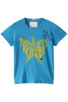 【マザー/MOTHER】のVAMPIRE BLOOD プリントTシャツ(VPB) 人気、トレンドファッション・服の通販 founy(ファニー) ファッション Fashion レディースファッション Fashion for Women トップス・カットソー Cut & Sew Tops シャツ・ブラウス・オフィスカジュアル Elegant Blouses & Button-Ups ロングTシャツ・Tシャツ Longline T-Shirts & Tees カットソー・ベーシックTシャツ Cut-and-Sewn Tops / Stretch Tees & Basics ショート Short, Short Length スキニーデニム Skinny Jeans, Slim Jeans スリム Slim, Slim Fit スリーブ Sleeve, Long Sleeve / Short Sleeve プリント Print, Printed Pattern ワイド Wide, Wide Fit 夏 Summer 春 Spring S/S・春夏 SS, Spring/Summer, Warm Season thumbnail ライトブルー|ID: prp329100004387744 ipo3291000000032809434
