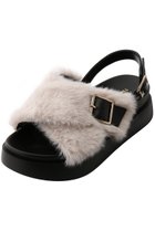 【テンパレイト/TEMPERATE】の【ELLE SHOP別注】【金子麻貴×TEMPERATE】JOSIE ファーサンダル 人気、トレンドファッション・服の通販 founy(ファニー) ファッション Fashion レディースファッション Fashion for Women 厚底 Platform Shoes サンダル Sandals, Summer Shoes シューズ Shoes, Footwear デニム Denim, Jeans Material 定番 Standard, Basic Item 別注 Limited Edition, Custom Order ラグジュアリー Luxury, Elegant ラバー Rubber, Rubber Sole おすすめ Recommended / Our Picks 夏 Summer thumbnail アイボリー|ID: prp329100004388942 ipo3291000000032855878
