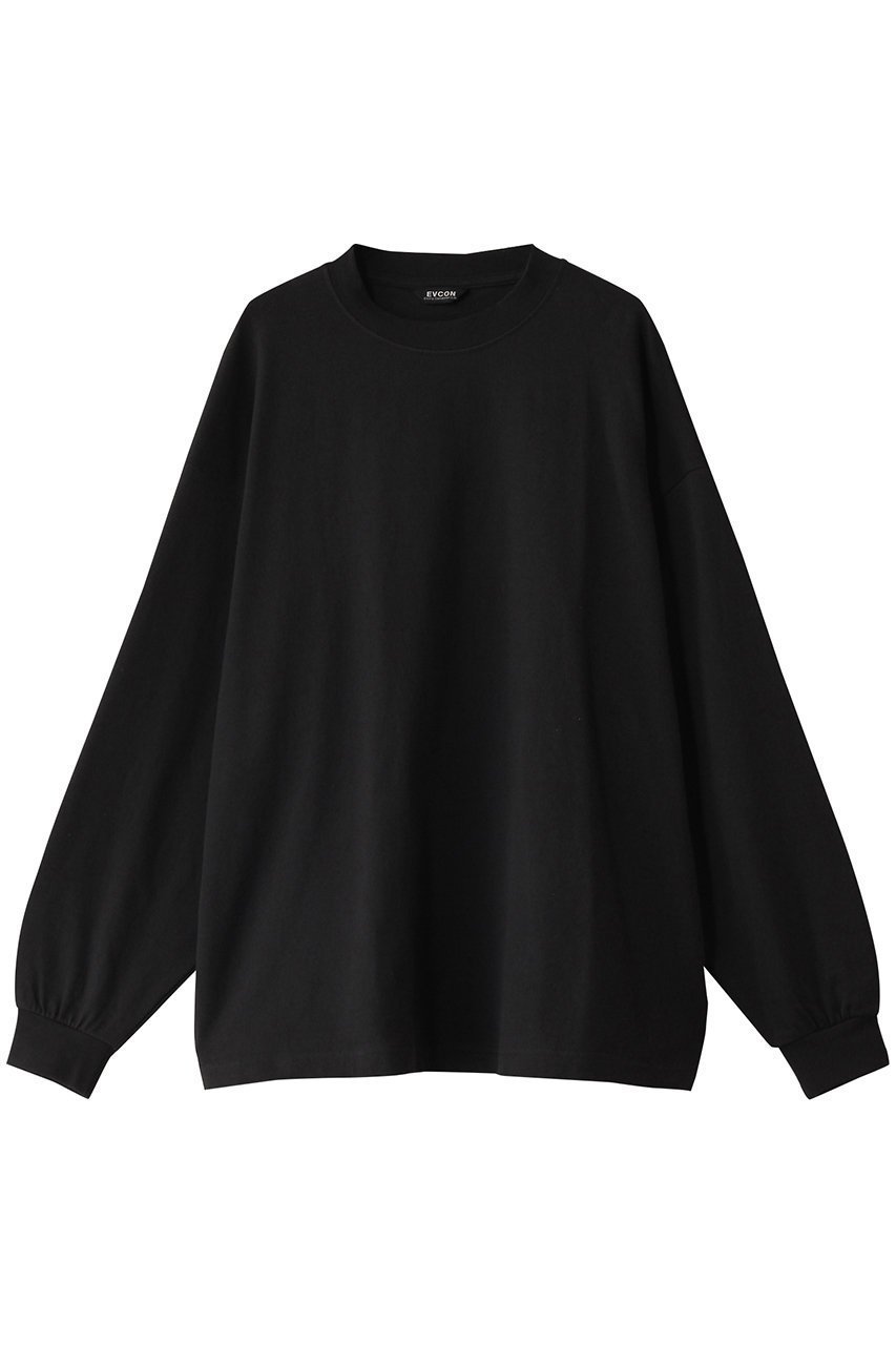 【エビコン/EVCON】の【UNISEX】WIDE L/S T-SHIRT/Tシャツ インテリア・キッズ・メンズ・レディースファッション・服の通販 founy(ファニー) 　ファッション　Fashion　レディースファッション　Fashion for Women　トップス・カットソー　Cut & Sew Tops　シャツ・ブラウス・オフィスカジュアル　Elegant Blouses & Button-Ups　ロングTシャツ・Tシャツ　Longline T-Shirts & Tees　カットソー・ベーシックTシャツ　Cut-and-Sewn Tops / Stretch Tees & Basics　ユニセックス　Unisex, Genderless　スリーブ　Sleeve, Long Sleeve / Short Sleeve　ロング　Long, Long-Length　BLACK|ID: prp329100004388944 ipo3291000000032874827