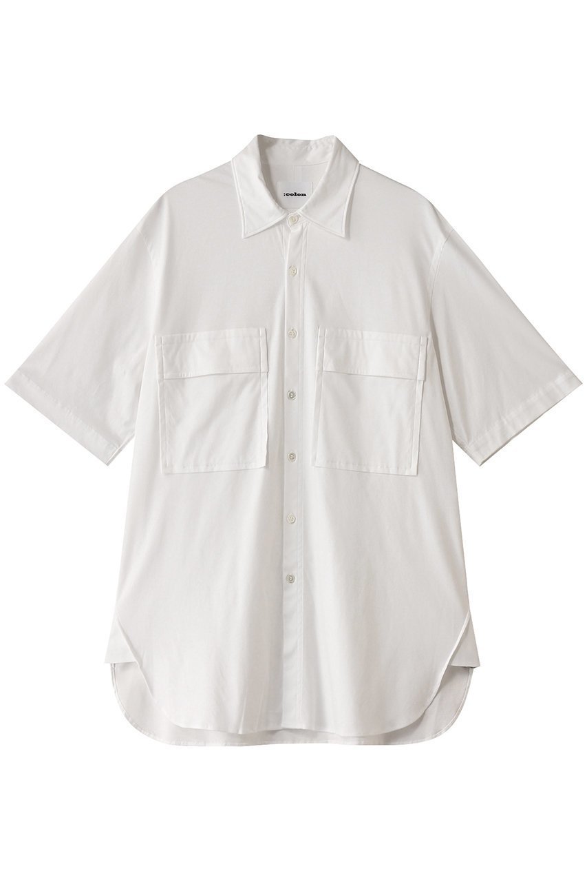 【コロン/:colon / MEN】の【MEN】Cotton Smooth ハーフスリーブシャツ インテリア・キッズ・メンズ・レディースファッション・服の通販 founy(ファニー) 　ファッション　Fashion　メンズファッション　Fashion for Men　なめらか　Smooth, Silky Texture　サマー　Summer, Summer Style　ショート　Short, Short Length　スリーブ　Sleeve, Long Sleeve / Short Sleeve　ポケット　Pocket, Pocket Detail　エレガント 上品　Elegant　White|ID: prp329100004388948 ipo3291000000034958624