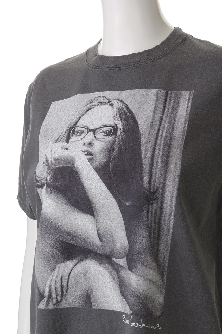 【クチュールドアダム/COUTURE D'ADAM】のSam Haskins プリントTシャツ 人気、トレンドファッション・服の通販 founy(ファニー) 　ファッション　Fashion　レディースファッション　WOMEN　トップス・カットソー　Tops/Tshirt　シャツ/ブラウス　Shirts/Blouses　ロング / Tシャツ　T-Shirts　カットソー　Cut and Sewn　ショート　Short　スリーブ　Sleeve　プリント　Print　モノトーン　Monotone　other-5|ID: prp329100004388954 ipo3291000000031332323