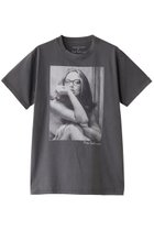 【クチュールドアダム/COUTURE D'ADAM】のSam Haskins プリントTシャツ 人気、トレンドファッション・服の通販 founy(ファニー) ファッション Fashion レディースファッション Fashion for Women トップス・カットソー Cut & Sew Tops シャツ・ブラウス・オフィスカジュアル Elegant Blouses & Button-Ups ロングTシャツ・Tシャツ Longline T-Shirts & Tees カットソー・ベーシックTシャツ Cut-and-Sewn Tops / Stretch Tees & Basics ショート Short, Short Length スリーブ Sleeve, Long Sleeve / Short Sleeve プリント Print, Printed Pattern モノトーン Monotone, Black and White thumbnail ダークグレー(Glasses)|ID: prp329100004388954 ipo3291000000032808523