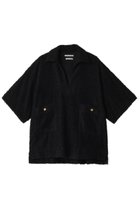 【クチュールドアダム/COUTURE D'ADAM】のDeauville パイルスキッパーシャツ ブラック|ID: prp329100004388957 ipo3291000000032865103