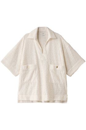 【クチュールドアダム/COUTURE D'ADAM】のDeauville パイルスキッパーシャツ 人気、トレンドファッション・服の通販 founy(ファニー) ファッション Fashion レディースファッション Fashion for Women トップス・カットソー Cut & Sew Tops シャツ・ブラウス・オフィスカジュアル Elegant Blouses & Button-Ups おすすめ Recommended / Our Picks なめらか Smooth, Silky Texture エレガント 上品 Elegant サマー Summer, Summer Style サンダル Sandals, Summer Shoes ショート Short, Short Length シンプル Simple, Minimal ジーンズ Jeans, Denim Pants スキッパー Skipper, Open Collar スニーカー Sneakers, Trainers スリーブ Sleeve, Long Sleeve / Short Sleeve セットアップ Set-Up, Coordinated Outfit ビーチ Beach, Seaside フランス France, French リゾート Resort, Vacation Style 夏 Summer |ID:prp329100004388957