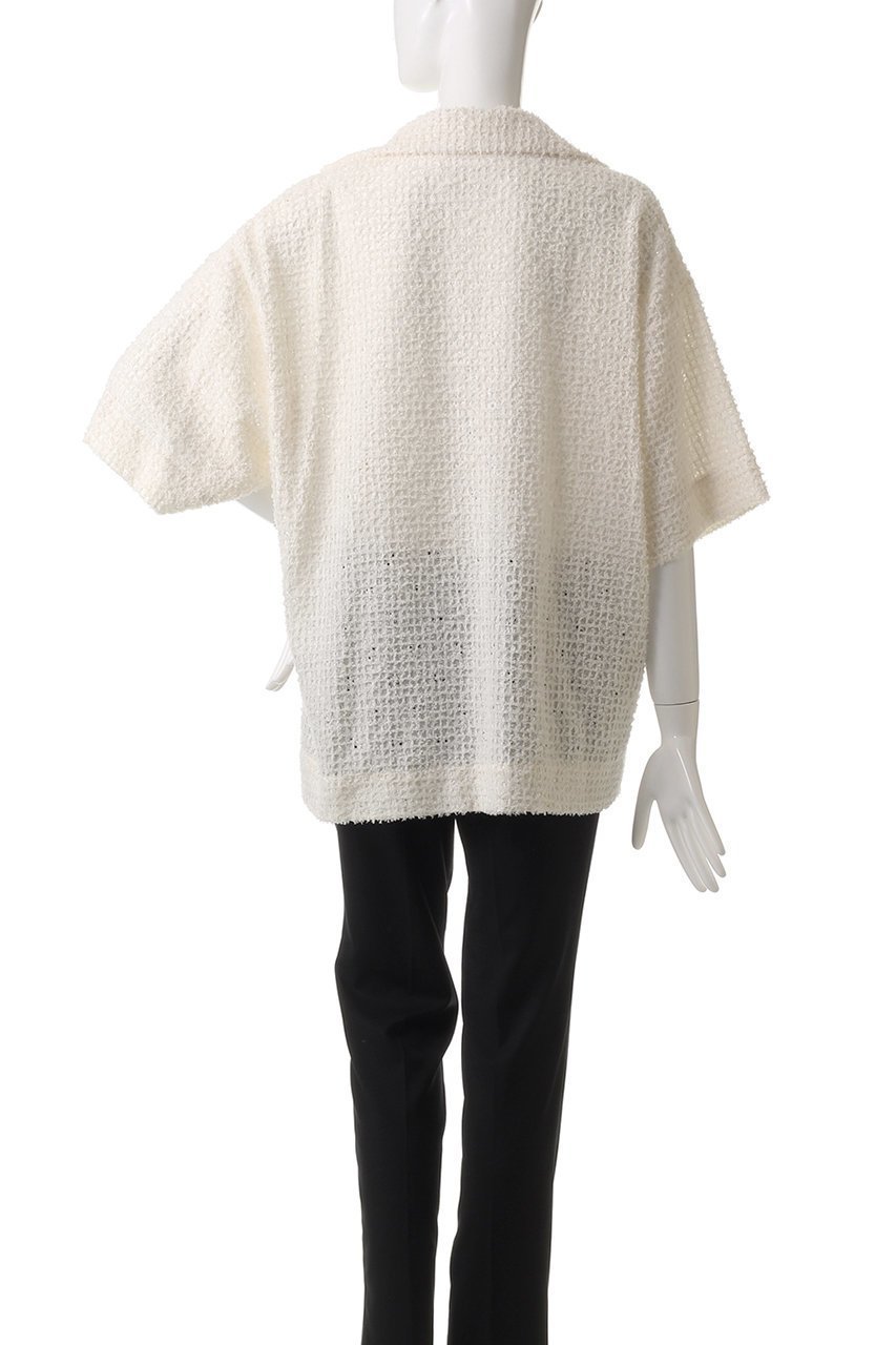 【クチュールドアダム/COUTURE D'ADAM】のDeauville パイルスキッパーシャツ 人気、トレンドファッション・服の通販 founy(ファニー) 　ファッション　Fashion　レディースファッション　Fashion for Women　トップス・カットソー　Cut & Sew Tops　シャツ・ブラウス・オフィスカジュアル　Elegant Blouses & Button-Ups　おすすめ　Recommended / Our Picks　なめらか　Smooth, Silky Texture　エレガント 上品　Elegant　サマー　Summer, Summer Style　サンダル　Sandals, Summer Shoes　ショート　Short, Short Length　シンプル　Simple, Minimal　ジーンズ　Jeans, Denim Pants　スキッパー　Skipper, Open Collar　スニーカー　Sneakers, Trainers　スリーブ　Sleeve, Long Sleeve / Short Sleeve　セットアップ　Set-Up, Coordinated Outfit　ビーチ　Beach, Seaside　フランス　France, French　リゾート　Resort, Vacation Style　夏　Summer　other-4|ID: prp329100004388957 ipo3291000000035551810