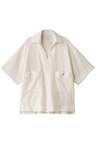 【クチュールドアダム/COUTURE D'ADAM】のDeauville パイルスキッパーシャツ エクリュ|ID: prp329100004388957 ipo3291000000036088724