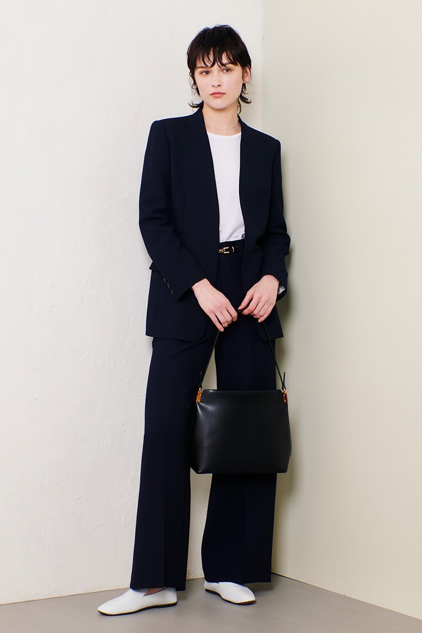 【アルアバイル/allureville】のマットストレッチストレートパンツ 人気、トレンドファッション・服の通販 founy(ファニー) 　ファッション　Fashion　レディースファッション　Fashion for Women　パンツ　Pants & Trousers　フロント　Front, Front Design　ワイド　Wide, Wide Fit　エレガント 上品　Elegant　other-7|ID: prp329100004388959 ipo3291000000032921853