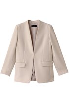 【アルアバイル/allureville】のマットストレッチノーカラージャケット ベージュ|ID: prp329100004388960 ipo3291000000032964703