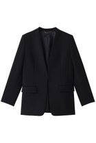 【アルアバイル/allureville】のマットストレッチノーカラージャケット ネイビー|ID: prp329100004388960 ipo3291000000032964706