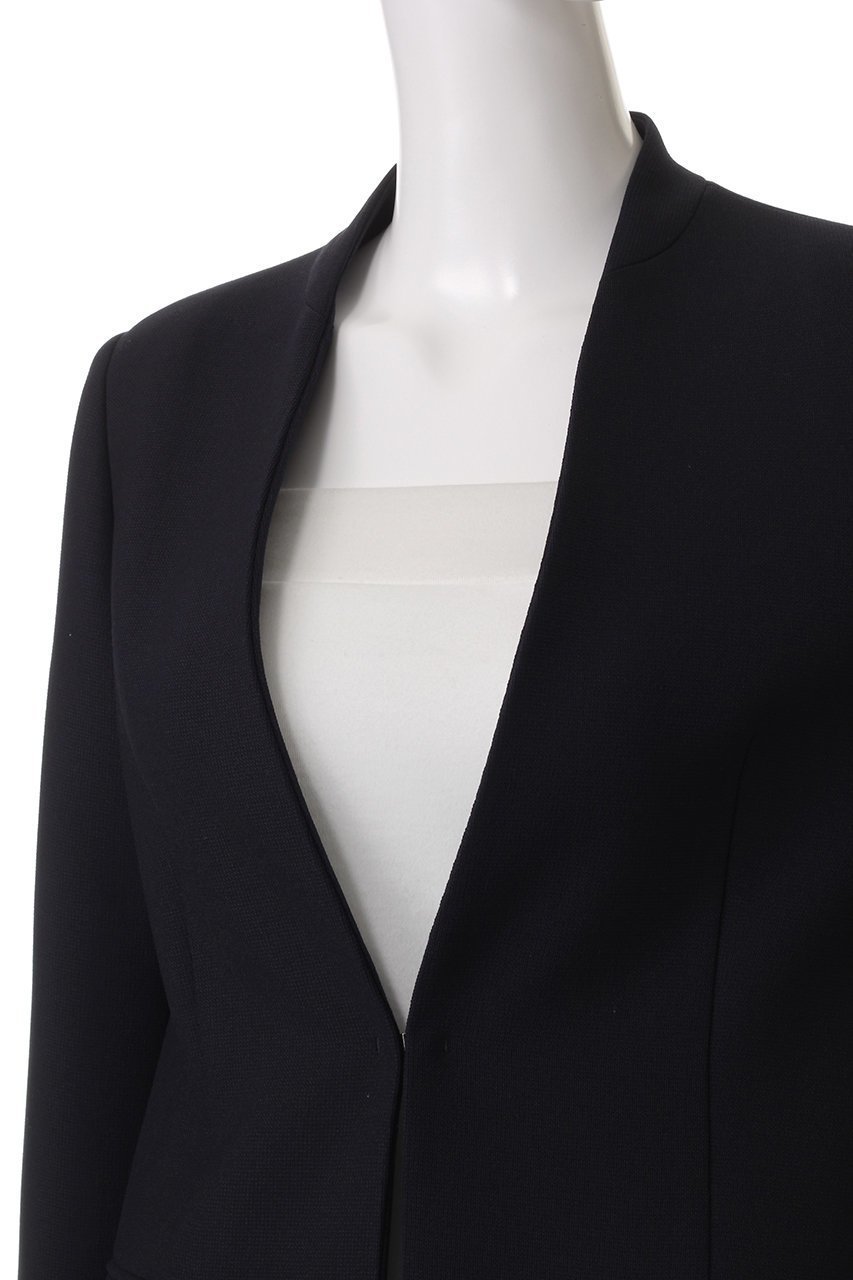 【アルアバイル/allureville】のマットストレッチノーカラージャケット 人気、トレンドファッション・服の通販 founy(ファニー) 　ファッション　Fashion　レディースファッション　Fashion for Women　アウター　Coat / Outerwear Collection　レディースジャケット・軽アウター　Jackets　ノーカラージャケット / シンプル上品コーデ　Collarless Jackets　ジャケット　Jacket, Outerwear　ビジネス 仕事 通勤　Business / Work / Commuting　ボトム　Bottoms, Lower Wear　ワイド　Wide, Wide Fit　other-5|ID: prp329100004388960 ipo3291000000032964720