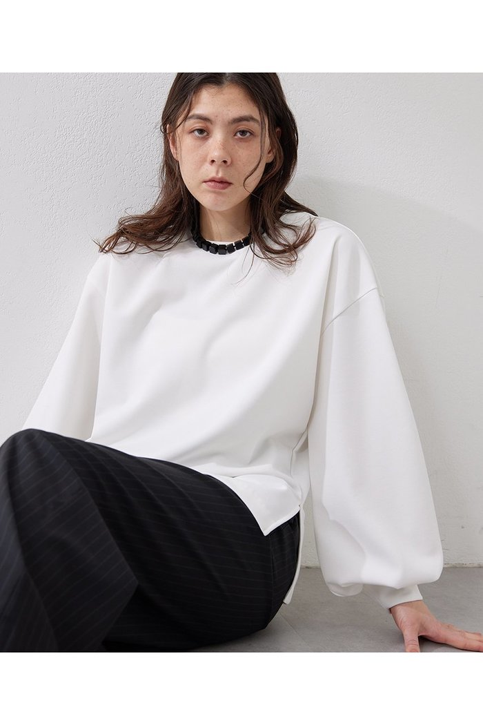 【ウィムガゼット/Whim Gazette】のバックパイルプルオーバー インテリア・キッズ・メンズ・レディースファッション・服の通販 founy(ファニー) https://founy.com/ ファッション Fashion レディースファッション Fashion for Women トップス・カットソー Cut & Sew Tops シャツ・ブラウス・オフィスカジュアル Elegant Blouses & Button-Ups ロングTシャツ・Tシャツ Longline T-Shirts & Tees カジュアルプルオーバー・ニットトップス Pullovers & Knit Tops / Casual Pullovers カットソー・ベーシックTシャツ Cut-and-Sewn Tops / Stretch Tees & Basics おすすめ Recommended / Our Picks カットソー Cut and Sewn Top ストレッチ Stretch, Stretchy Fabric スリーブ Sleeve, Long Sleeve / Short Sleeve セットアップ Set-Up, Coordinated Outfit ロング Long, Long-Length |ID: prp329100004388963 ipo3291000000032859667