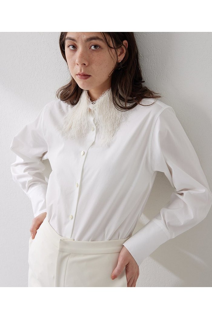 【ウィムガゼット/Whim Gazette】のシャギーカラーシャツ インテリア・キッズ・メンズ・レディースファッション・服の通販 founy(ファニー) https://founy.com/ ファッション Fashion レディースファッション Fashion for Women トップス・カットソー Cut & Sew Tops シャツ・ブラウス・オフィスカジュアル Elegant Blouses & Button-Ups おすすめ Recommended / Our Picks カットジャガード Cut Jacquard コンパクト Compact, Small Size ジャケット Jacket, Outerwear スウェット / スエット Sweatshirt, Sweatwear スタンダード Standard, Basic スリーブ Sleeve, Long Sleeve / Short Sleeve バランス Balance, Style Balance ロング Long, Long-Length |ID: prp329100004388964 ipo3291000000032855514