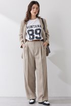 【ウィムガゼット/Whim Gazette】のジュートライクタックパンツ ベージュ|ID: prp329100004388966 ipo3291000000032813752