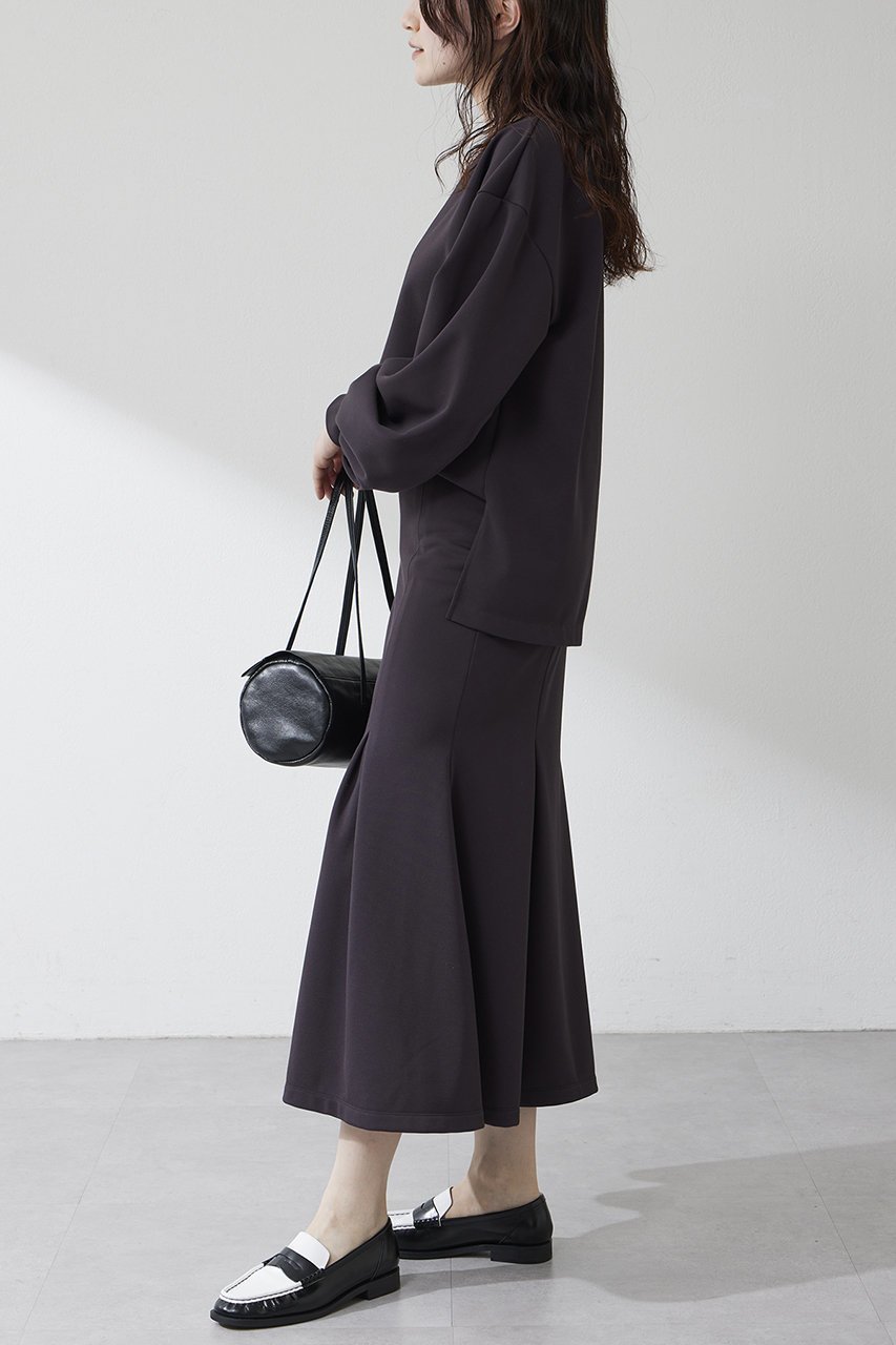 【ウィムガゼット/Whim Gazette】のバックパイルスカート 人気、トレンドファッション・服の通販 founy(ファニー) 　ファッション　Fashion　レディースファッション　Fashion for Women　スカート　Skirts　ロングスカート　Long Skirts / Maxi & Midi Skirts　バッグ　Bags　おすすめ　Recommended / Our Picks　カットソー　Cut and Sewn Top　ストレッチ　Stretch, Stretchy Fabric　セットアップ　Set-Up, Coordinated Outfit　ロング　Long, Long-Length　other-3|ID: prp329100004388968 ipo3291000000032850861