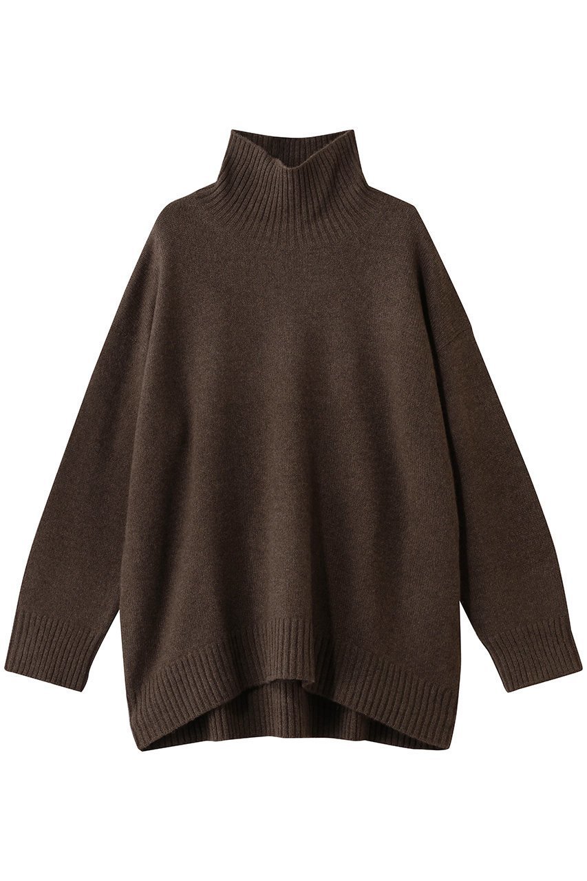 【プレインピープル/PLAIN PEOPLE】のセーター インテリア・キッズ・メンズ・レディースファッション・服の通販 founy(ファニー) ファッション Fashion レディースファッション Fashion for Women トップス・カットソー Cut & Sew Tops ニット Knit Tops & Sweaters カジュアルプルオーバー・ニットトップス Pullovers & Knit Tops / Casual Pullovers おすすめ Recommended / Our Picks サテン Satin, Glossy Fabric シンプル Simple, Minimal セーター Sweater, Knitwear ハイネック High Neck, Mock Neck 新作・新入荷 New Arrivals / New In ブラウン|ID: prp329100004388973 ipo3291000000034627239