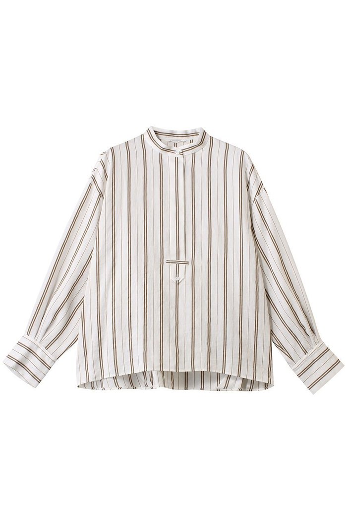 【プレインピープル/PLAIN PEOPLE】のランダムストライプブラウス インテリア・キッズ・メンズ・レディースファッション・服の通販 founy(ファニー) https://founy.com/ ファッション Fashion レディースファッション Fashion for Women トップス・カットソー Cut & Sew Tops シャツ・ブラウス・オフィスカジュアル Elegant Blouses & Button-Ups シンプル Simple, Minimal スリーブ Sleeve, Long Sleeve / Short Sleeve リネン Linen, Linen Fabric リラックス Relax, Relaxed Fit ロング Long, Long-Length 春 Spring |ID: prp329100004388975 ipo3291000000032706292