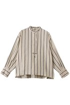 【プレインピープル/PLAIN PEOPLE】のランダムストライプブラウス ベージュ|ID: prp329100004388975 ipo3291000000032706294