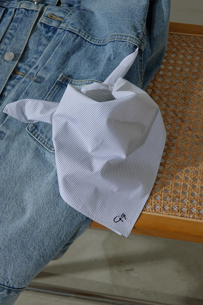 【ガリャルダガランテ/GALLARDAGALANTE】のワンポイント刺繍スカーフ 人気、トレンドファッション・服の通販 founy(ファニー) 　ファッション　Fashion　レディースファッション　Fashion for Women　ストール　Soft & Warm Scarves　マフラー・スヌード / 冬小物の定番　Scarves & Mufflers　おすすめ　Recommended / Our Picks　シンプル　Simple, Minimal　スカーフ　Scarf, Neckwear　ストライプ　Stripe, Striped Pattern　ストール　Stole, Wrap　マフラー　Scarf, Muffler　モダン　Modern, Contemporary　ワンポイント　One Point, Statement Accent　 other-1|ID: prp329100004388979 ipo3291000000032814838