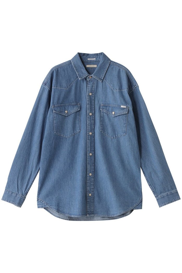 【マザー/MOTHER】のデニムシャツ(PFK) インテリア・キッズ・メンズ・レディースファッション・服の通販 founy(ファニー) https://founy.com/ ファッション Fashion レディースファッション WOMEN トップス・カットソー Tops/Tshirt シャツ/ブラウス Shirts/Blouses シンプル Simple スリーブ Sleeve デニム Denim フロント Front ポケット Pocket ロング Long |ID: prp329100004388989 ipo3291000000030682088