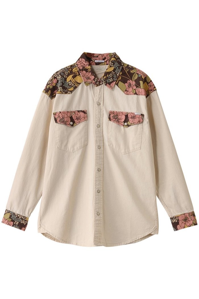 【マザー/MOTHER】のフラワープリントドッキングシャツ(BBQ) インテリア・キッズ・メンズ・レディースファッション・服の通販 founy(ファニー) https://founy.com/ ファッション Fashion レディースファッション WOMEN トップス・カットソー Tops/Tshirt シャツ/ブラウス Shirts/Blouses 花柄・フラワープリント・モチーフ Flower Patterns スリーブ Sleeve ドッキング Docking フラワー Flower プリント Print ロング Long 羽織 Haori |ID: prp329100004388993 ipo3291000000030682096