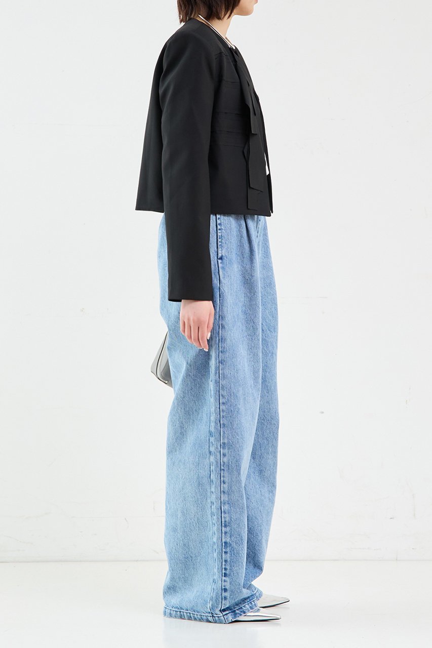 【サードマガジン/THIRD MAGAZINE】のイージーサイドラインデニム 人気、トレンドファッション・服の通販 founy(ファニー) ファッション Fashion レディースファッション Fashion for Women パンツ Pants & Trousers デニムパンツ・ジーンズ・美脚デニム Denim Jeans & Pants スペシャル Special, Limited Edition デニム Denim, Jeans Material リボン Ribbon, Bow other-7|ID: prp329100004388998 ipo3291000000033831590