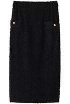 【プルミエ アロンディスモン/1er Arrondissement】の【COUTURE D ADAM】パイルスカート ブラック|ID: prp329100004389001 ipo3291000000032825455