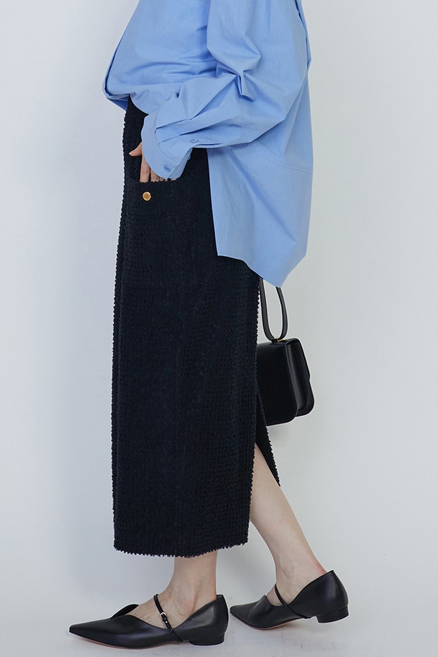 【プルミエ アロンディスモン/1er Arrondissement】の【COUTURE D ADAM】パイルスカート 人気、トレンドファッション・服の通販 founy(ファニー) 　ファッション　Fashion　レディースファッション　Fashion for Women　スカート　Skirts　ロングスカート　Long Skirts / Maxi & Midi Skirts　おすすめ　Recommended / Our Picks　セットアップ　Set-Up, Coordinated Outfit　ポケット　Pocket, Pocket Detail　リラックス　Relax, Relaxed Fit　ロング　Long, Long-Length　other-7|ID: prp329100004389001 ipo3291000000032825461