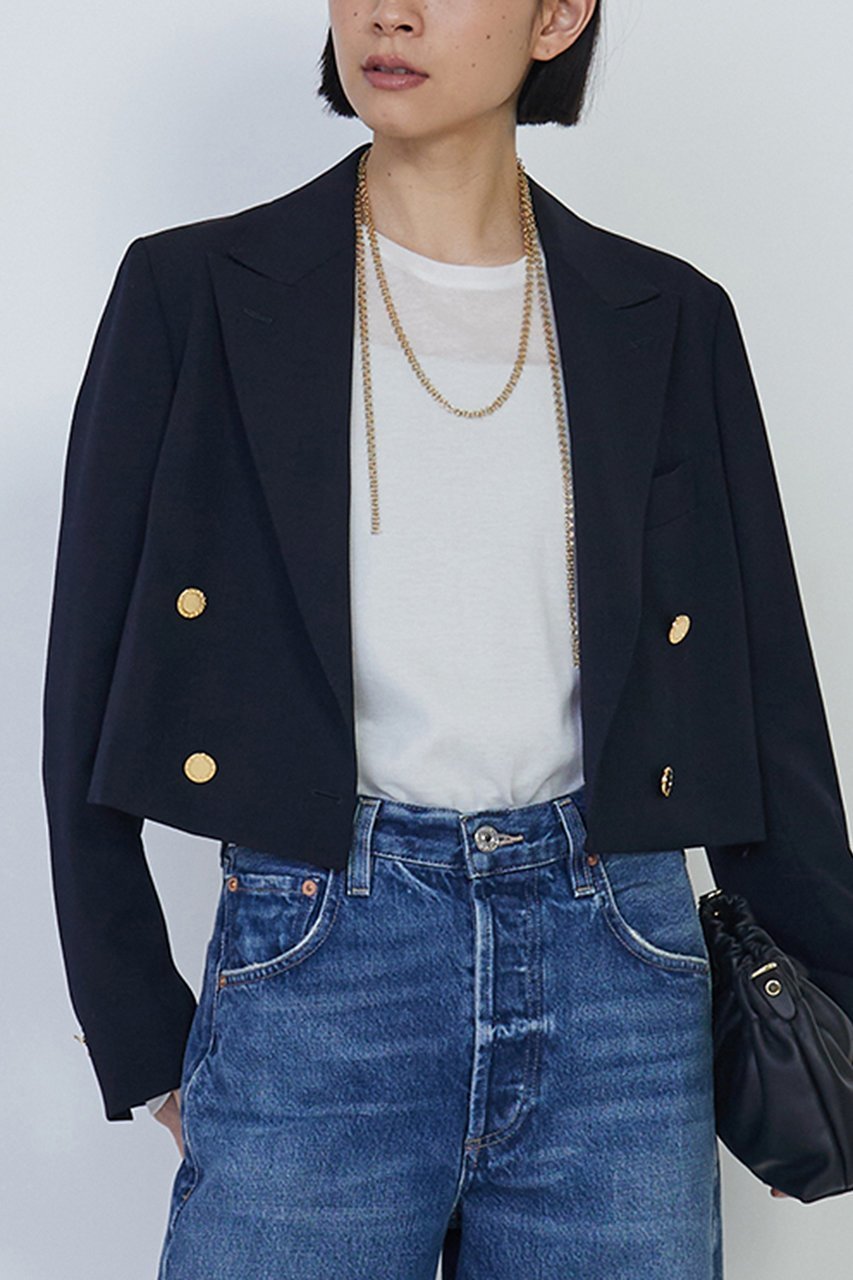 【プルミエ アロンディスモン/1er Arrondissement】の【COUTURE D ADAM】スペンサージャケット 人気、トレンドファッション・服の通販 founy(ファニー) 　ファッション　Fashion　レディースファッション　Fashion for Women　アウター　Coat / Outerwear Collection　レディースジャケット・軽アウター　Jackets　クロップド　Cropped, Short Length　ジャケット　Jacket, Outerwear　フィット　Fit, Slim Fit　フォーマル　Formal, Dressy　エレガント 上品　Elegant　other-8|ID: prp329100004389002 ipo3291000000032964694