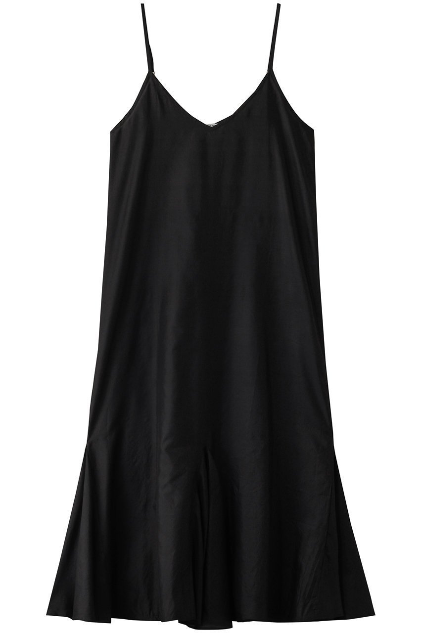 【プルミエ アロンディスモン/1er Arrondissement】の【COUTURE D ADAM】シルクキャミドレス インテリア・キッズ・メンズ・レディースファッション・服の通販 founy(ファニー) 　ファッション　Fashion　レディースファッション　Fashion for Women　ワンピース　Dresses　フォーマル・パーティードレス・結婚式用ドレス　Elegant & Casual Dresses　チュニック　Tunic Tops & Dresses　なめらか　Smooth, Silky Texture　シルク　Silk, 100% Silk　シンプル　Simple, Minimal　チュニック　Tunic, Long Top　パーティ　Party, Party Style　フレア　Flare, Flared　ラップ　Wrap, Wrap Design　リュクス　Luxury, Elegant, High-End, Chic　ロング　Long, Long-Length　ブラック|ID: prp329100004389004 ipo3291000000032877256