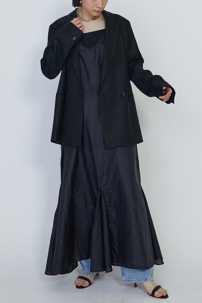 【プルミエ アロンディスモン/1er Arrondissement】の【COUTURE D ADAM】シルクキャミドレス 人気、トレンドファッション・服の通販 founy(ファニー) 　ファッション　Fashion　レディースファッション　Fashion for Women　ワンピース　Dresses　フォーマル・パーティードレス・結婚式用ドレス　Elegant & Casual Dresses　チュニック　Tunic Tops & Dresses　なめらか　Smooth, Silky Texture　シルク　Silk, 100% Silk　シンプル　Simple, Minimal　チュニック　Tunic, Long Top　パーティ　Party, Party Style　フレア　Flare, Flared　ラップ　Wrap, Wrap Design　リュクス　Luxury, Elegant, High-End, Chic　ロング　Long, Long-Length　other-6|ID: prp329100004389004 ipo3291000000032877283