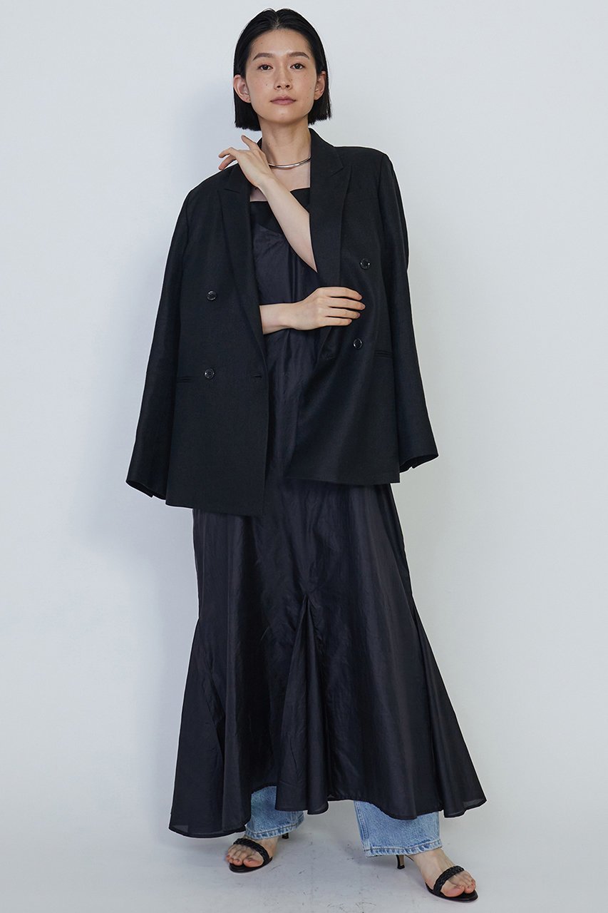 【プルミエ アロンディスモン/1er Arrondissement】の【COUTURE D ADAM】シルクキャミドレス 人気、トレンドファッション・服の通販 founy(ファニー) 　ファッション　Fashion　レディースファッション　Fashion for Women　ワンピース　Dresses　フォーマル・パーティードレス・結婚式用ドレス　Elegant & Casual Dresses　チュニック　Tunic Tops & Dresses　なめらか　Smooth, Silky Texture　シルク　Silk, 100% Silk　シンプル　Simple, Minimal　チュニック　Tunic, Long Top　パーティ　Party, Party Style　フレア　Flare, Flared　ラップ　Wrap, Wrap Design　リュクス　Luxury, Elegant, High-End, Chic　ロング　Long, Long-Length　other-8|ID: prp329100004389004 ipo3291000000032877295