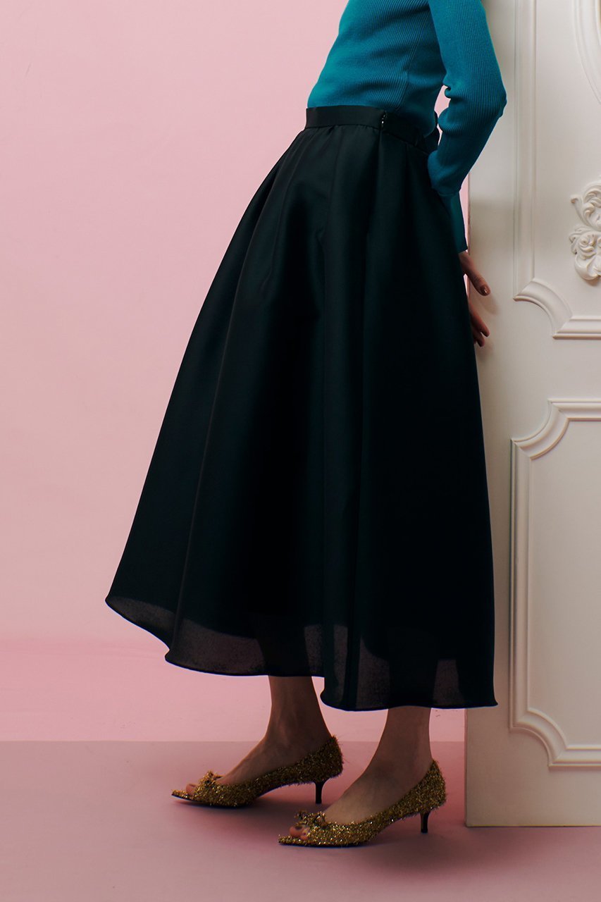 【アルアバイル/allureville】の【Loulou Willoughby】シルキーダブルクロススカート 人気、トレンドファッション・服の通販 founy(ファニー) 　ファッション　Fashion　レディースファッション　Fashion for Women　スカート　Skirts　ロングスカート　Long Skirts / Maxi & Midi Skirts　なめらか　Smooth, Silky Texture　ギャザー　Gathered, Ruffled　フィット　Fit, Slim Fit　ロング　Long, Long-Length　other-7|ID: prp329100004389006 ipo3291000000032825472