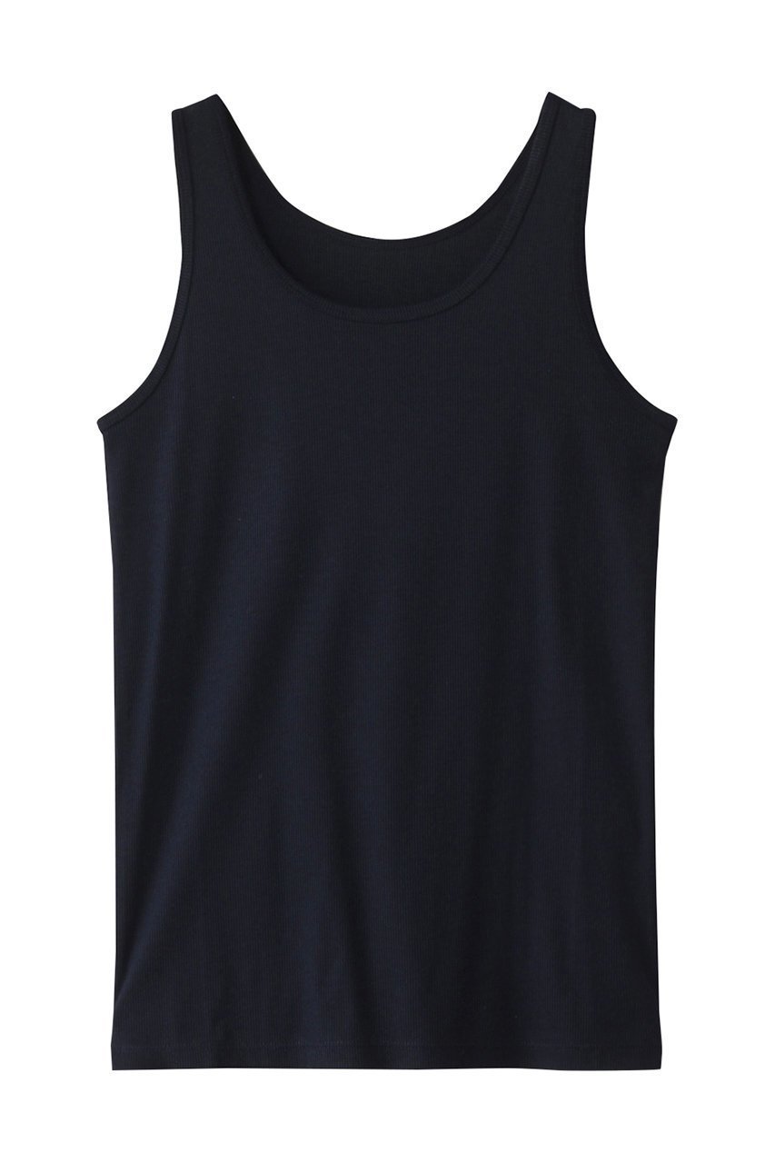 【アルアバイル/allureville】のテレコタンクプルオーバー インテリア・キッズ・メンズ・レディースファッション・服の通販 founy(ファニー) 　ファッション　Fashion　レディースファッション　Fashion for Women　トップス・カットソー　Cut & Sew Tops　キャミソール&ノースリーブ　Camisoles & Sleeveless Tops　シャツ・ブラウス・オフィスカジュアル　Elegant Blouses & Button-Ups　ロングTシャツ・Tシャツ　Longline T-Shirts & Tees　カジュアルプルオーバー・ニットトップス　Pullovers & Knit Tops / Casual Pullovers　カットソー・ベーシックTシャツ　Cut-and-Sewn Tops / Stretch Tees & Basics　インナー　Innerwear　キャミソール　Camisole, Spaghetti Strap Top　シンプル　Simple, Minimal　タンク　Tank Top, Sleeveless Top　ベーシック　Basic, Essential　ネイビー|ID: prp329100004389007 ipo3291000000032855967