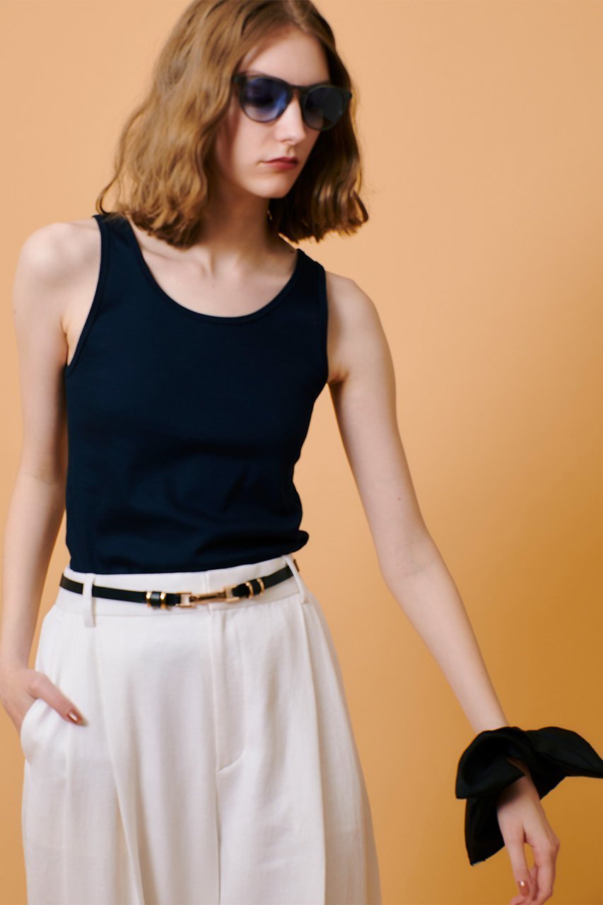【アルアバイル/allureville】のテレコタンクプルオーバー 人気、トレンドファッション・服の通販 founy(ファニー) 　ファッション　Fashion　レディースファッション　Fashion for Women　トップス・カットソー　Cut & Sew Tops　キャミソール&ノースリーブ　Camisoles & Sleeveless Tops　シャツ・ブラウス・オフィスカジュアル　Elegant Blouses & Button-Ups　ロングTシャツ・Tシャツ　Longline T-Shirts & Tees　カジュアルプルオーバー・ニットトップス　Pullovers & Knit Tops / Casual Pullovers　カットソー・ベーシックTシャツ　Cut-and-Sewn Tops / Stretch Tees & Basics　インナー　Innerwear　キャミソール　Camisole, Spaghetti Strap Top　シンプル　Simple, Minimal　タンク　Tank Top, Sleeveless Top　ベーシック　Basic, Essential　other-7|ID: prp329100004389007 ipo3291000000032855996