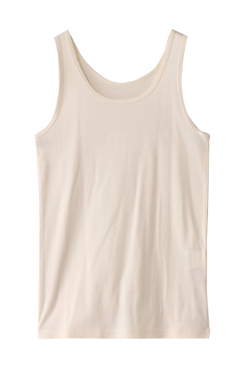 【アルアバイル/allureville】のテレコタンクプルオーバー インテリア・キッズ・メンズ・レディースファッション・服の通販 founy(ファニー) 　ファッション　Fashion　レディースファッション　Fashion for Women　トップス・カットソー　Cut & Sew Tops　キャミソール&ノースリーブ　Camisoles & Sleeveless Tops　シャツ・ブラウス・オフィスカジュアル　Elegant Blouses & Button-Ups　ロングTシャツ・Tシャツ　Longline T-Shirts & Tees　カジュアルプルオーバー・ニットトップス　Pullovers & Knit Tops / Casual Pullovers　カットソー・ベーシックTシャツ　Cut-and-Sewn Tops / Stretch Tees & Basics　インナー　Innerwear　キャミソール　Camisole, Spaghetti Strap Top　シンプル　Simple, Minimal　タンク　Tank Top, Sleeveless Top　ベーシック　Basic, Essential　再入荷　Restock / Back in Stock　アイボリー|ID: prp329100004389007 ipo3291000000035054447