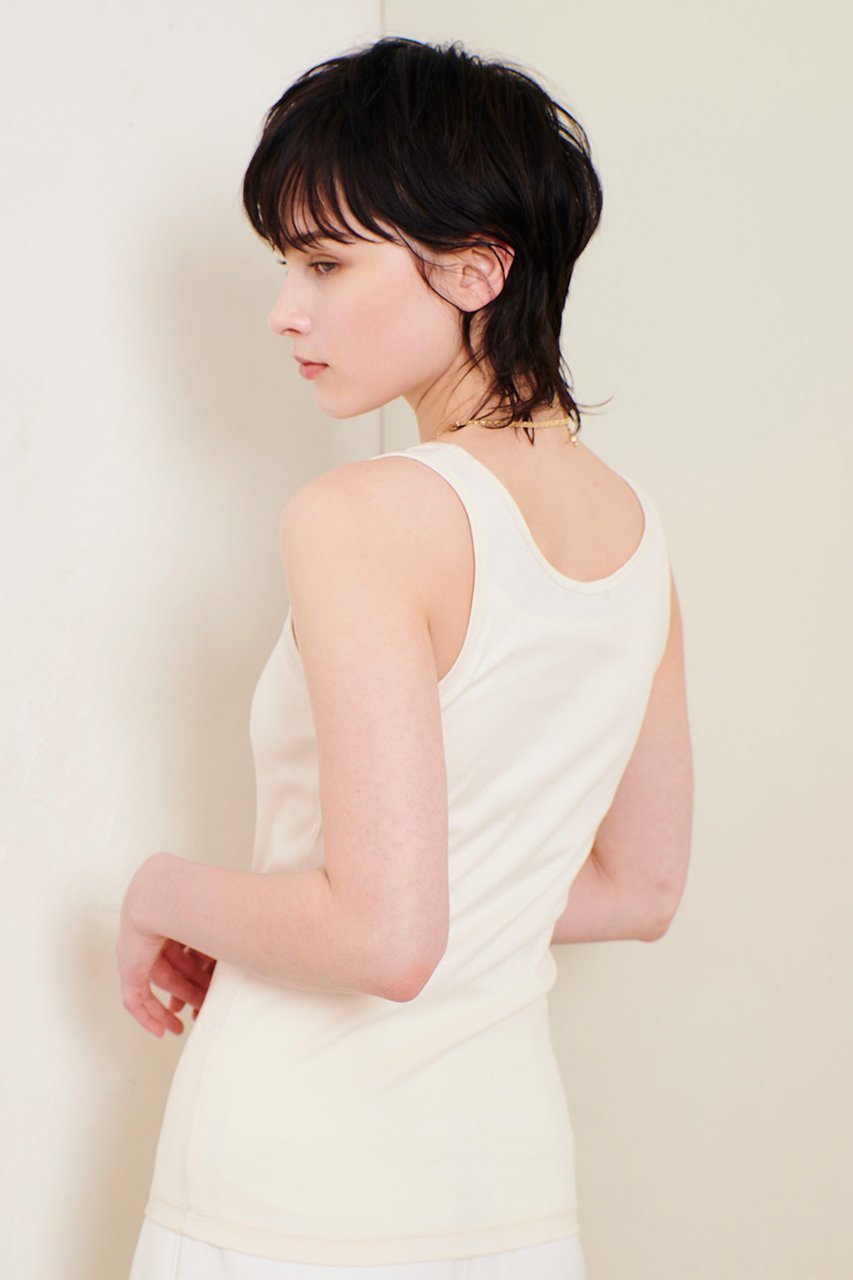 【アルアバイル/allureville】のテレコタンクプルオーバー 人気、トレンドファッション・服の通販 founy(ファニー) 　ファッション　Fashion　レディースファッション　Fashion for Women　トップス・カットソー　Cut & Sew Tops　キャミソール&ノースリーブ　Camisoles & Sleeveless Tops　シャツ・ブラウス・オフィスカジュアル　Elegant Blouses & Button-Ups　ロングTシャツ・Tシャツ　Longline T-Shirts & Tees　カジュアルプルオーバー・ニットトップス　Pullovers & Knit Tops / Casual Pullovers　カットソー・ベーシックTシャツ　Cut-and-Sewn Tops / Stretch Tees & Basics　インナー　Innerwear　キャミソール　Camisole, Spaghetti Strap Top　シンプル　Simple, Minimal　タンク　Tank Top, Sleeveless Top　ベーシック　Basic, Essential　再入荷　Restock / Back in Stock　other-6|ID: prp329100004389007 ipo3291000000035054452