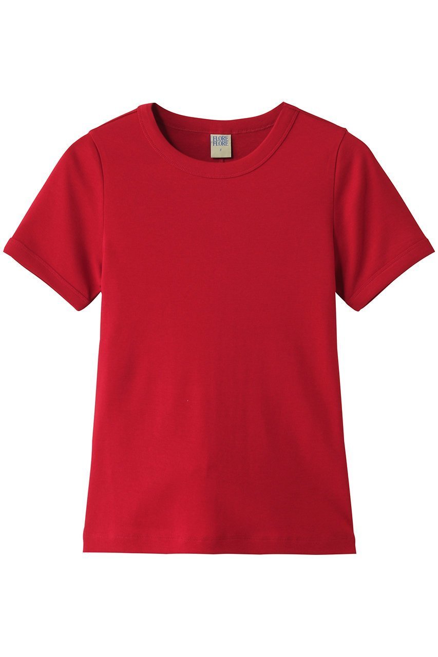 【アルアバイル/allureville】の【FLORE FLORE】 CAR TEE インテリア・キッズ・メンズ・レディースファッション・服の通販 founy(ファニー) ファッション Fashion レディースファッション Fashion for Women トップス・カットソー Cut & Sew Tops シャツ・ブラウス・オフィスカジュアル Elegant Blouses & Button-Ups ロングTシャツ・Tシャツ Longline T-Shirts & Tees カットソー・ベーシックTシャツ Cut-and-Sewn Tops / Stretch Tees & Basics ショート Short, Short Length スリーブ Sleeve, Long Sleeve / Short Sleeve ベーシック Basic, Essential レッド|ID: prp329100004389009 ipo3291000000032841145