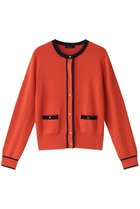 【アルアバイル/allureville】のハイショクポケットクルーカーディガン A オレンジ|ID: prp329100004389010 ipo3291000000036046255