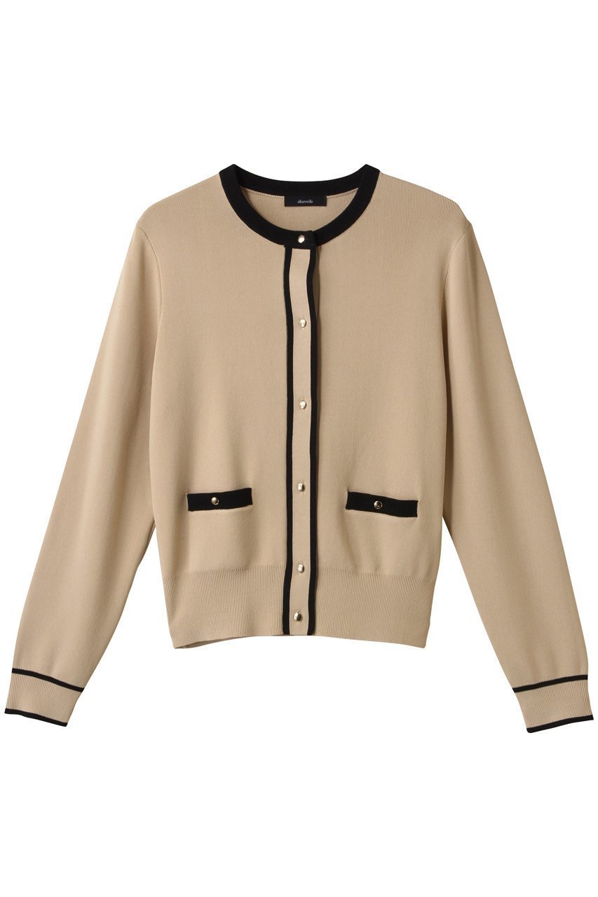 【アルアバイル/allureville】のハイショクポケットクルーカーディガン A インテリア・キッズ・メンズ・レディースファッション・服の通販 founy(ファニー) ファッション Fashion レディースファッション Fashion for Women トップス・カットソー Cut & Sew Tops ニット Knit Tops & Sweaters カーディガン・羽織り Layered Style Cardigans おすすめ Recommended / Our Picks カーディガン Cardigan, Knitwear コンパクト Compact, Small Size メタル Metal, Metal Parts 夏 Summer 春 Spring S/S・春夏 SS, Spring/Summer, Warm Season ベージュ|ID: prp329100004389010 ipo3291000000036046257