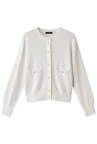 【アルアバイル/allureville】のポケットクルーカーディガン A 人気、トレンドファッション・服の通販 founy(ファニー) ファッション Fashion レディースファッション Fashion for Women トップス・カットソー Cut & Sew Tops ニット Knit Tops & Sweaters カーディガン・羽織り Layered Style Cardigans なめらか Smooth, Silky Texture カーディガン Cardigan, Knitwear コンパクト Compact, Small Size ポケット Pocket, Pocket Detail エレガント 上品 Elegant 羽織 Haori, Light Jacket thumbnail オフホワイト|ID: prp329100004389011 ipo3291000000035962046