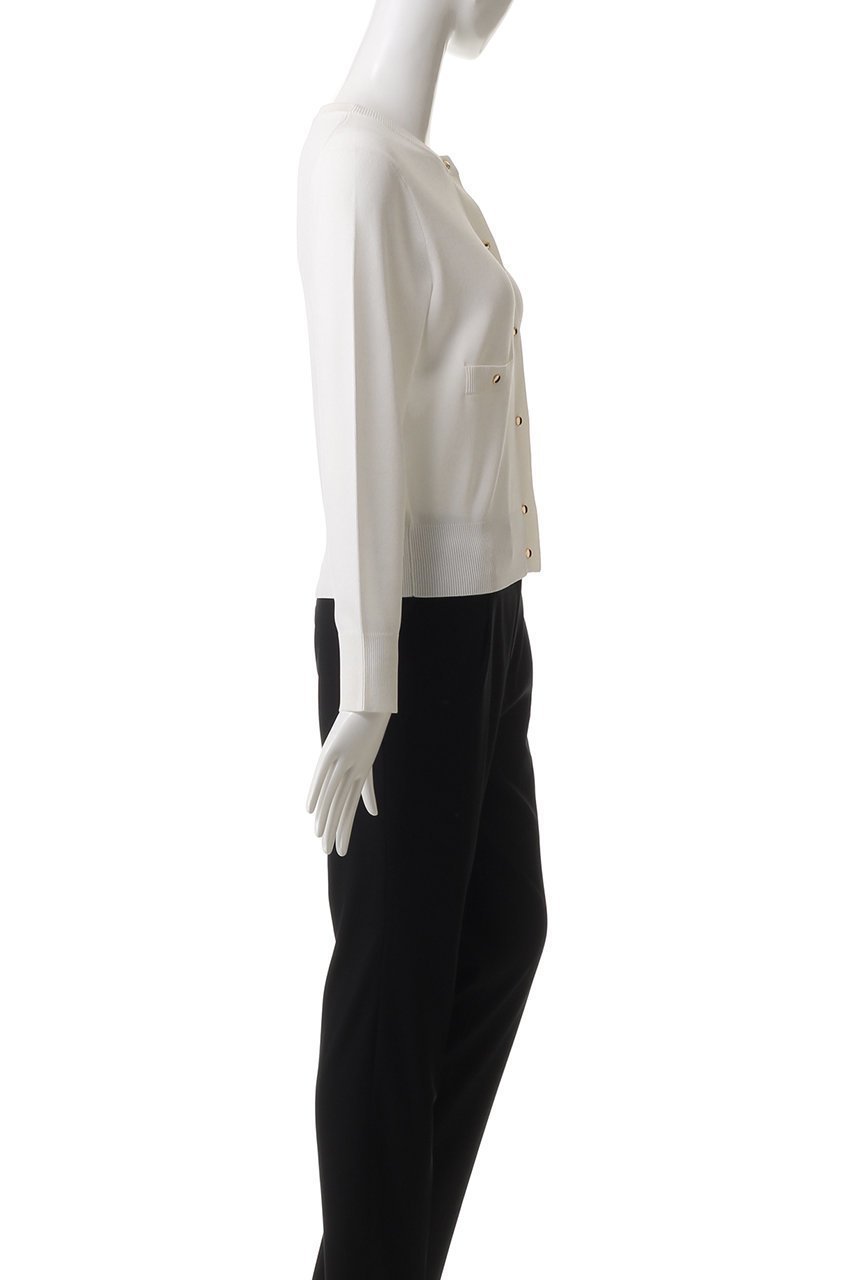 【アルアバイル/allureville】のポケットクルーカーディガン A 人気、トレンドファッション・服の通販 founy(ファニー) 　ファッション　Fashion　レディースファッション　Fashion for Women　トップス・カットソー　Cut & Sew Tops　ニット　Knit Tops & Sweaters　カーディガン・羽織り　Layered Style Cardigans　なめらか　Smooth, Silky Texture　カーディガン　Cardigan, Knitwear　コンパクト　Compact, Small Size　ポケット　Pocket, Pocket Detail　エレガント 上品　Elegant　羽織　Haori, Light Jacket　other-3|ID: prp329100004389011 ipo3291000000035962050