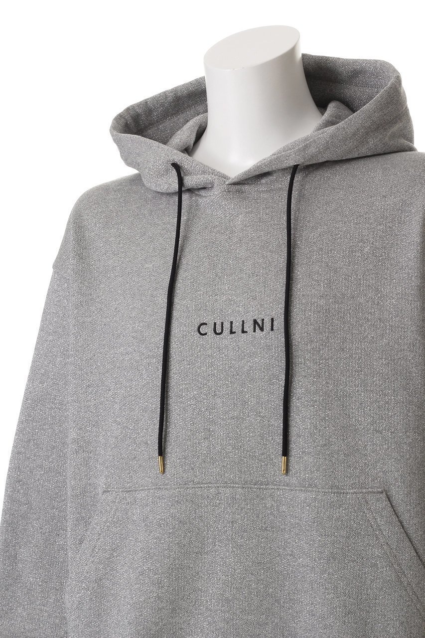 【クルニ/CULLNI】の【UNISEX】CULLNI ロゴ エンブロイダリー グリッターヤーン フーディー 人気、トレンドファッション・服の通販 founy(ファニー) 　ファッション　Fashion　レディースファッション　Fashion for Women　トップス・カットソー　Cut & Sew Tops　シャツ・ブラウス・オフィスカジュアル　Elegant Blouses & Button-Ups　レディースパーカー・カジュアルフーディー　Casual Hoodies & Sweatshirts　ロングTシャツ・Tシャツ　Longline T-Shirts & Tees　スウェット・クルーネックトップス　Sweatshirts & Crewnecks / Relaxed Fit Sweat Tops　カットソー・ベーシックTシャツ　Cut-and-Sewn Tops / Stretch Tees & Basics　ユニセックス　Unisex, Genderless　エンブロイダリー　Embroidery Design　シンプル　Simple, Minimal　フロント　Front, Front Design　ポケット　Pocket, Pocket Detail　リラックス　Relax, Relaxed Fit　エレガント 上品　Elegant　other-5|ID: prp329100004389019 ipo3291000000032872140