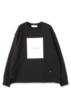 【クルニ/CULLNI】の【UNISEX】フレンチテリー ボックスロゴプリント ロングスリーブ プルオーバー 人気、トレンドファッション・服の通販 founy(ファニー) ファッション Fashion レディースファッション WOMEN トップス・カットソー Tops/Tshirt シャツ/ブラウス Shirts/Blouses ロング / Tシャツ T-Shirts プルオーバー Pullover カットソー Cut and Sewn 2025年 2025 2025春夏・S/S Ss,Spring/Summer,2025 ユニセックス Unisex シンプル Simple スラックス Slacks スリーブ Sleeve デニム Denim フレンチ French プリント Print リラックス Relax ロング Long 吸水 Water Absorption 夏 Summer 春 Spring S/S・春夏 Ss・Spring/Summer thumbnail ブラック|ID: prp329100004389020 ipo3291000000030682182