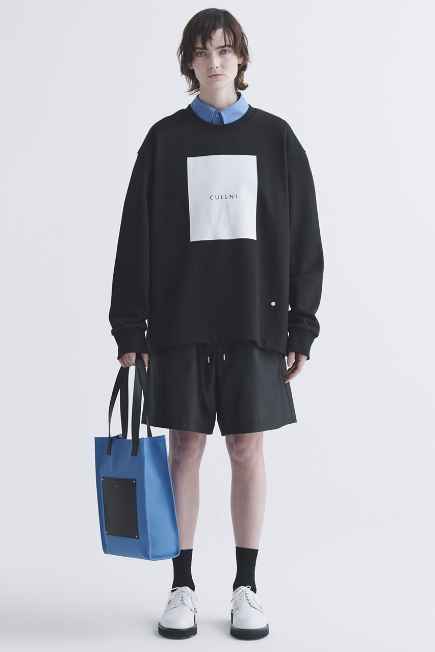 【クルニ/CULLNI】の【UNISEX】フレンチテリー ボックスロゴプリント ロングスリーブ プルオーバー 人気、トレンドファッション・服の通販 founy(ファニー) 　ファッション　Fashion　レディースファッション　Fashion for Women　トップス・カットソー　Cut & Sew Tops　シャツ・ブラウス・オフィスカジュアル　Elegant Blouses & Button-Ups　ロングTシャツ・Tシャツ　Longline T-Shirts & Tees　カジュアルプルオーバー・ニットトップス　Pullovers & Knit Tops / Casual Pullovers　カットソー・ベーシックTシャツ　Cut-and-Sewn Tops / Stretch Tees & Basics　ユニセックス　Unisex, Genderless　シンプル　Simple, Minimal　スラックス　Slacks, Dress Pants　スリーブ　Sleeve, Long Sleeve / Short Sleeve　デニム　Denim, Jeans Material　フレンチ　French, French Style　プリント　Print, Printed Pattern　リラックス　Relax, Relaxed Fit　ロング　Long, Long-Length　吸水　Absorbent, Quick-Dry　other-6|ID: prp329100004389020 ipo3291000000032872195