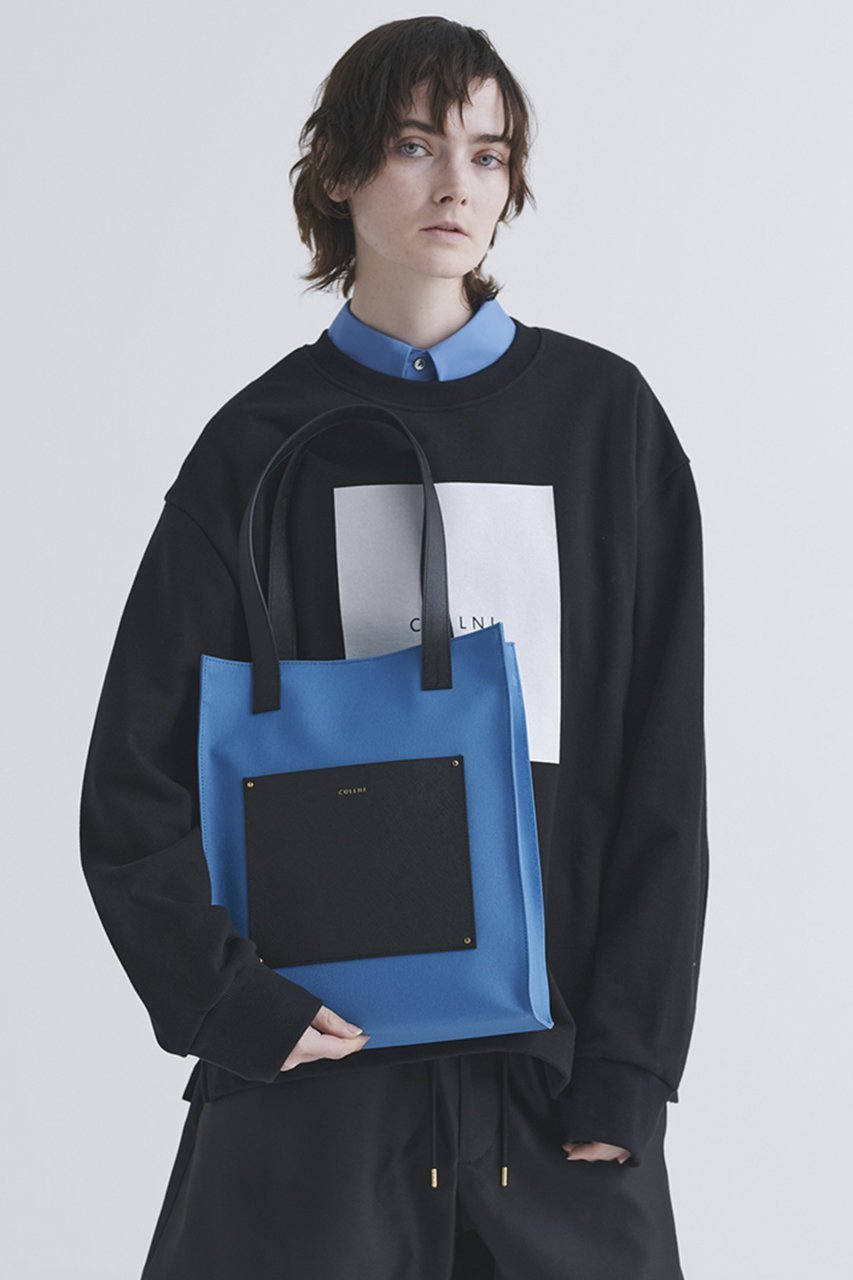 【クルニ/CULLNI】の【UNISEX】フレンチテリー ボックスロゴプリント ロングスリーブ プルオーバー 人気、トレンドファッション・服の通販 founy(ファニー) 　ファッション　Fashion　レディースファッション　Fashion for Women　トップス・カットソー　Cut & Sew Tops　シャツ・ブラウス・オフィスカジュアル　Elegant Blouses & Button-Ups　ロングTシャツ・Tシャツ　Longline T-Shirts & Tees　カジュアルプルオーバー・ニットトップス　Pullovers & Knit Tops / Casual Pullovers　カットソー・ベーシックTシャツ　Cut-and-Sewn Tops / Stretch Tees & Basics　ユニセックス　Unisex, Genderless　シンプル　Simple, Minimal　スラックス　Slacks, Dress Pants　スリーブ　Sleeve, Long Sleeve / Short Sleeve　デニム　Denim, Jeans Material　フレンチ　French, French Style　プリント　Print, Printed Pattern　リラックス　Relax, Relaxed Fit　ロング　Long, Long-Length　吸水　Absorbent, Quick-Dry　other-7|ID: prp329100004389020 ipo3291000000032872202