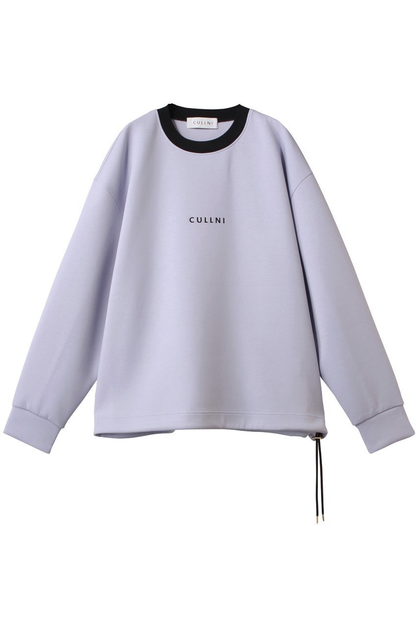 【クルニ/CULLNI】の【UNISEX】CULLNI ロゴ エンブロイダリー ドローストリング プルオーバー インテリア・キッズ・メンズ・レディースファッション・服の通販 founy(ファニー) 　ファッション　Fashion　レディースファッション　Fashion for Women　トップス・カットソー　Cut & Sew Tops　シャツ・ブラウス・オフィスカジュアル　Elegant Blouses & Button-Ups　ロングTシャツ・Tシャツ　Longline T-Shirts & Tees　カジュアルプルオーバー・ニットトップス　Pullovers & Knit Tops / Casual Pullovers　カットソー・ベーシックTシャツ　Cut-and-Sewn Tops / Stretch Tees & Basics　ユニセックス　Unisex, Genderless　エンブロイダリー　Embroidery Design　シンプル　Simple, Minimal　ストレッチ　Stretch, Stretchy Fabric　スリーブ　Sleeve, Long Sleeve / Short Sleeve　ドローコード　Drawcord, Drawstring Cord　ドローストリング　Drawstring, Pull Cord　ロング　Long, Long-Length　エレガント 上品　Elegant　ラベンダー|ID: prp329100004389021 ipo3291000000032872222